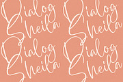 Dialog Sheila, a Script Font by Integritype Studio (Thumbnail 7 of 11)