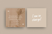 Life Coach Quote Templates for Canva, a Social Media Template by DeeBeeDesign (Thumbnail 6 of 9)