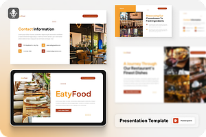 Food & Restaurant PowerPoint, a Presentation Template by SquidPixey