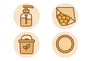Nature-inspired sustainable products, a Food Illustration by ZinetroN