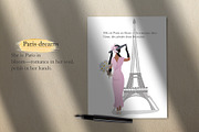 Beautiful girls and the Eiffel tower, an Illustration by Laifalight (Thumbnail 3 of 5)