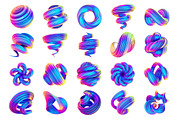 Awesome Twisted Shapes, an Object Illustration by Mockups & Illustrations (Thumbnail 2 of 11)