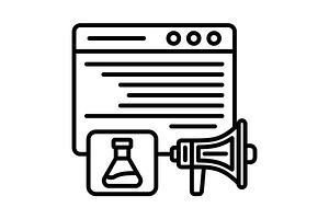 Test Tube Line Icon