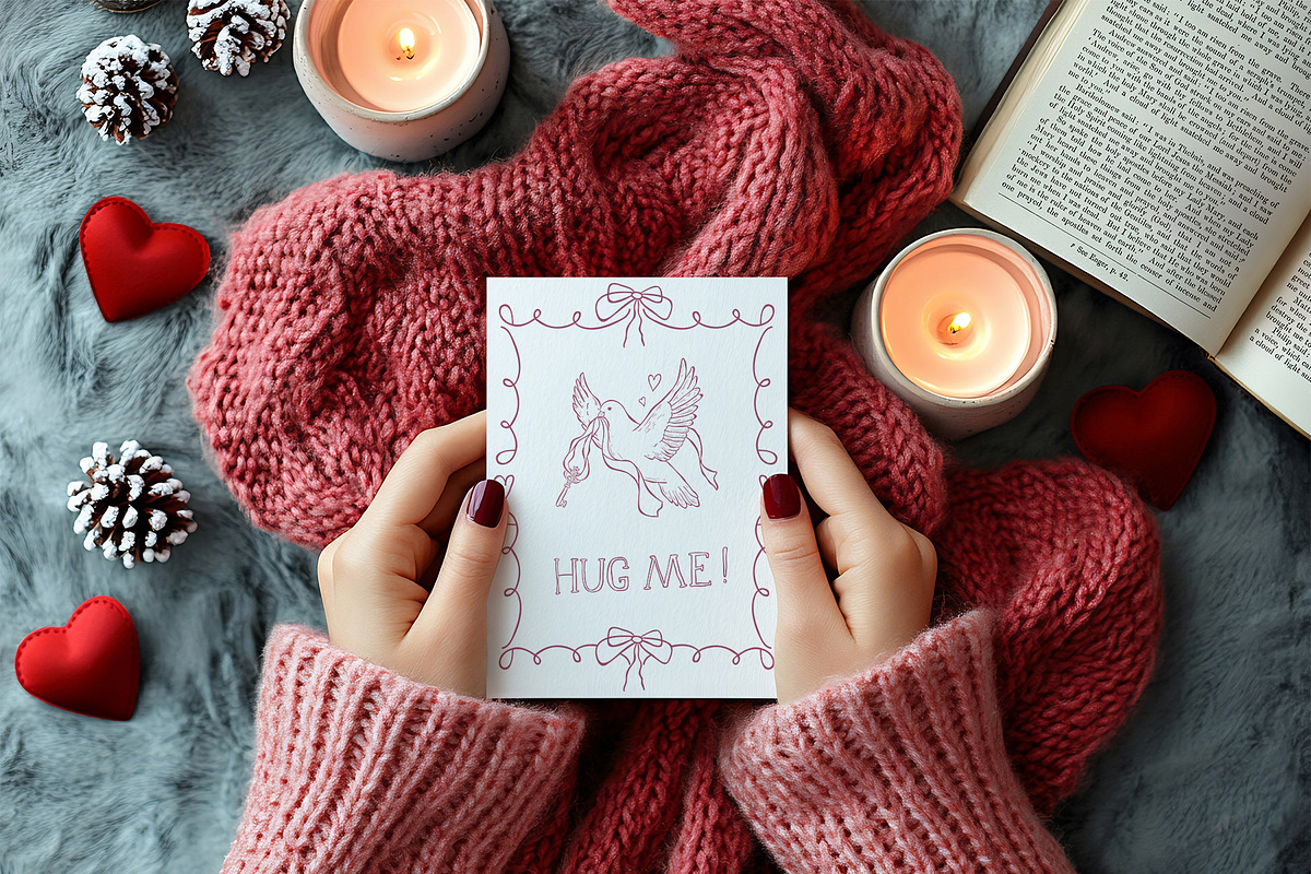 Whimsical Romance. Hand-Drawn Doodle, an Object Graphic by Designwork (Photo 6 of 11)