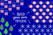 Procreate Christmas Shapes Set, a Brush Add-On by Positively Present (Thumbnail 7 of 10)