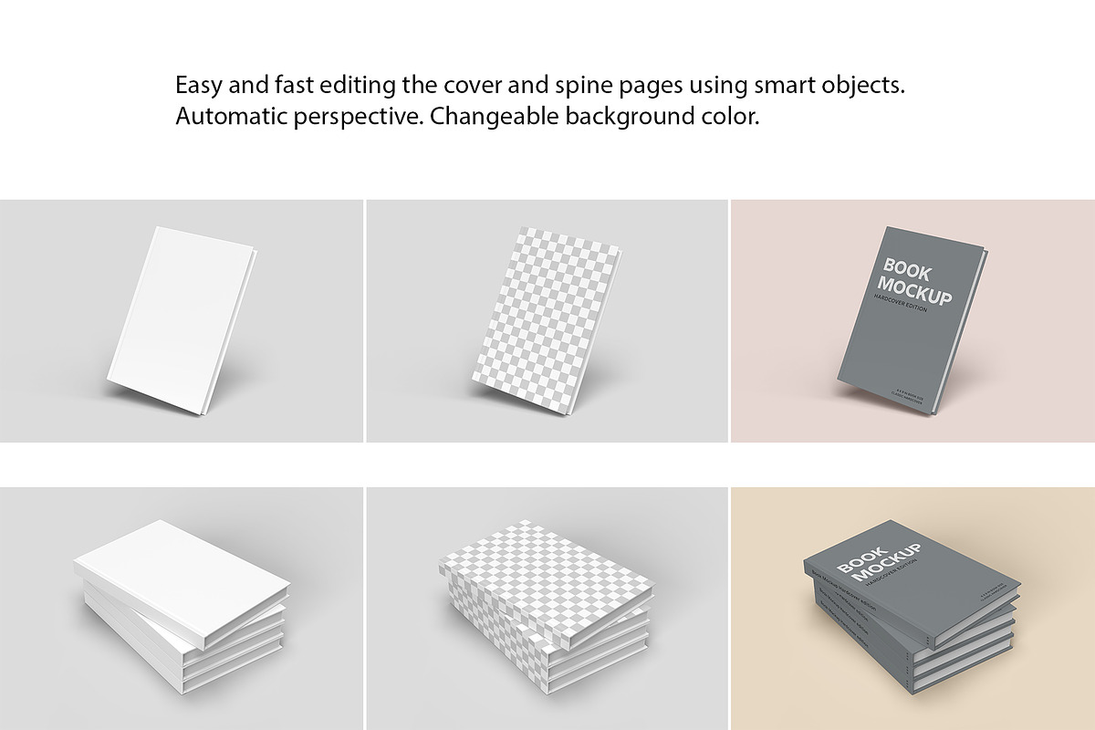 Hardcover Book Mockup, a Print Template by Petr Stránský (Photo 7 of 8)