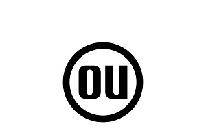 OU Logo Design Vector Template