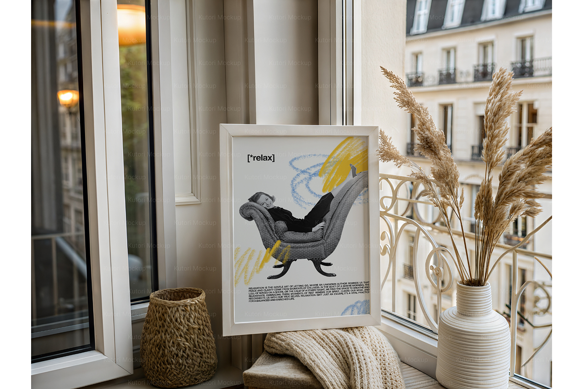 Parisian Balcony Frame Mockup, a Product Mockup by MockupWizard (Photo 5 of 5)
