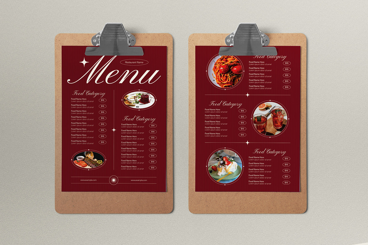 Fine Dining Food Menu, a Flyer Template by graphicook (Photo 1 of 4)