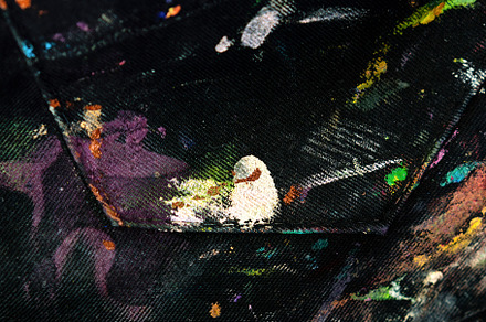 Abstract Art Paint Strokes On Black, an Abstract Photo by Elena Vagengeim