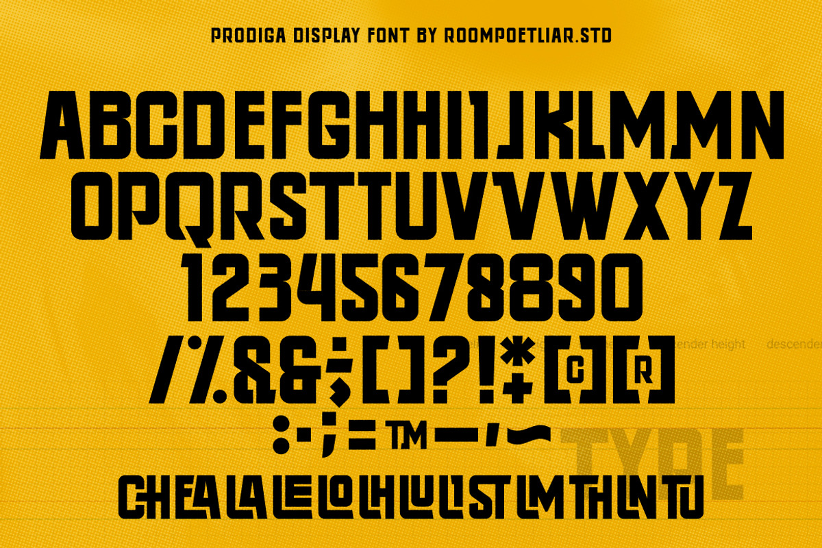 Prodiga Font Display, a Font by RMPL.std (Photo 4 of 4)