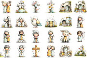 Christian Easter Clipart, an Illustration by Sublimation Artist (Thumbnail 2 of 7)