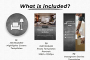 Real Estate Instagram Templates, a Social Media Template by Talipic Designs (Thumbnail 2 of 8)