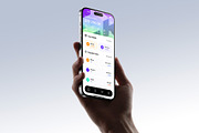 Phone 15 Pro Mockup in Hand, an iPhone Mockup by Asylab (Thumbnail 2 of 4)