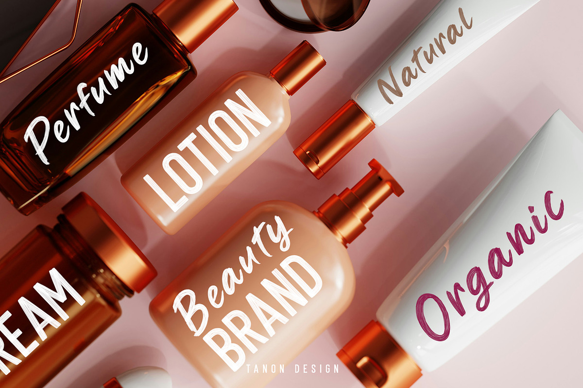 Raw Paint SVG Font Duo, a Handwritten Font by Tanondesign (Photo 4 of 12)