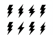 A bold set of lightning bolt icons, an Illustration by Amazin_art (Thumbnail 9 of 13)