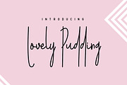 Pudding, a Script Font by FactoryType Studio (Thumbnail 1 of 5)