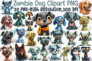 Zombie Dog Clipart, an Illustration by Sublimation Artist (Thumbnail 1 of 6)