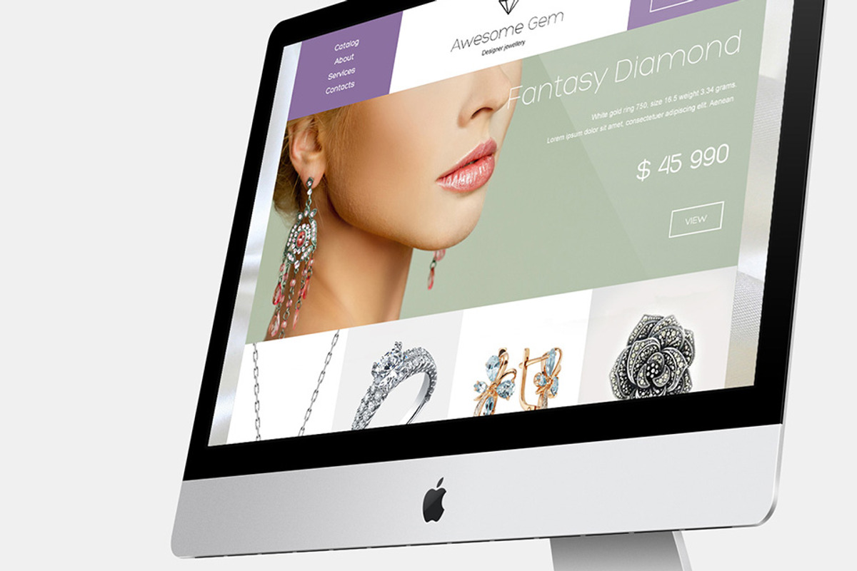 Awesome Gem | PSD Template, a Websites & App Template by hezytheme (Photo 4 of 5)