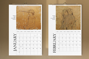 Art Calendar 2021 Template