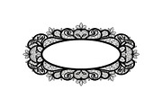 Vintage Lace Oval Frame Bundle, an Illustration by yasushie (Thumbnail 28 of 30)