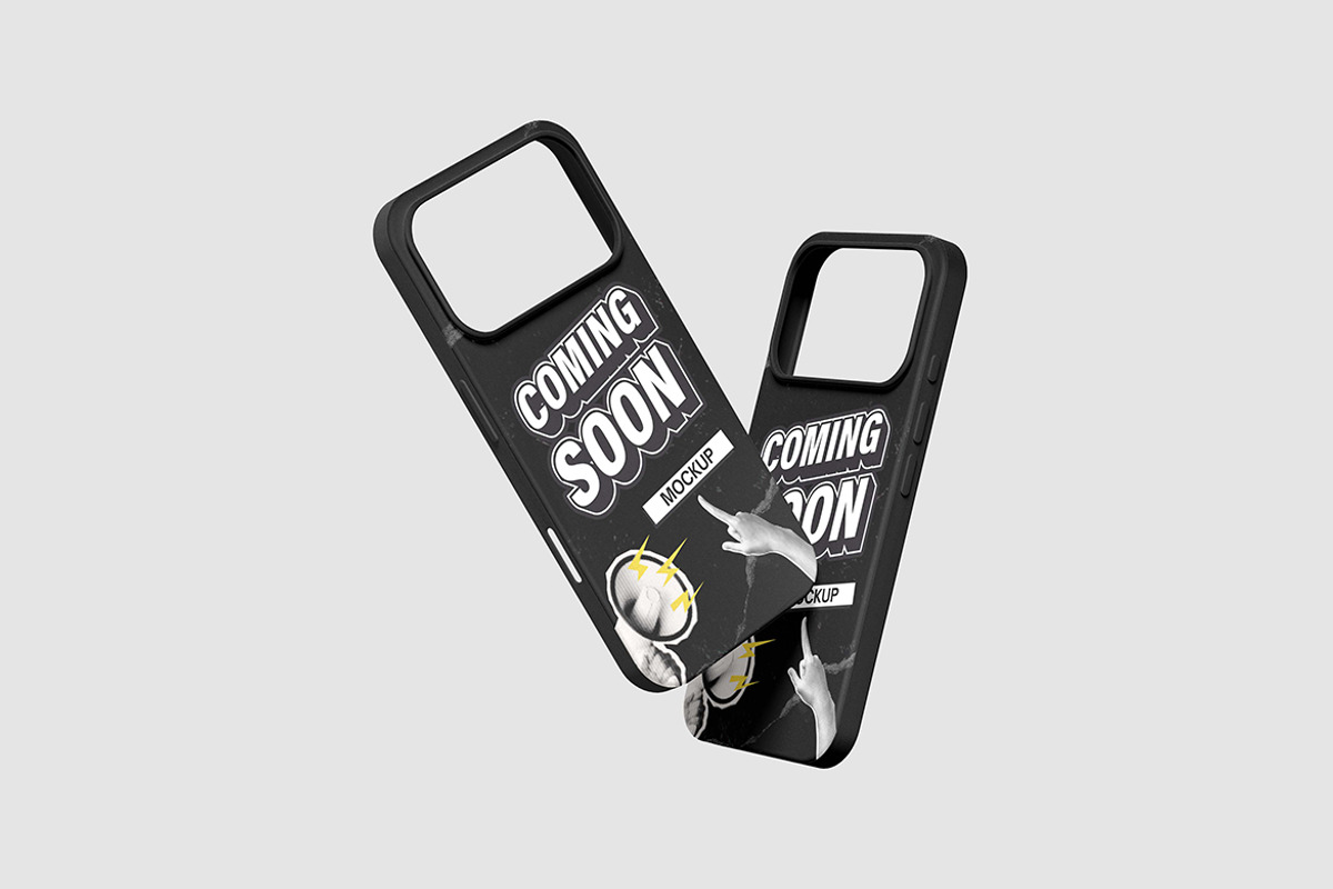 iPhone Case Mockup for iPhone 17 Pro, an iPhone Mockup by seramoe (Photo 4 of 5)