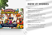Children’s Alphabet Book of Animals, a Brochure Template by Nina Shaw (Thumbnail 6 of 12)
