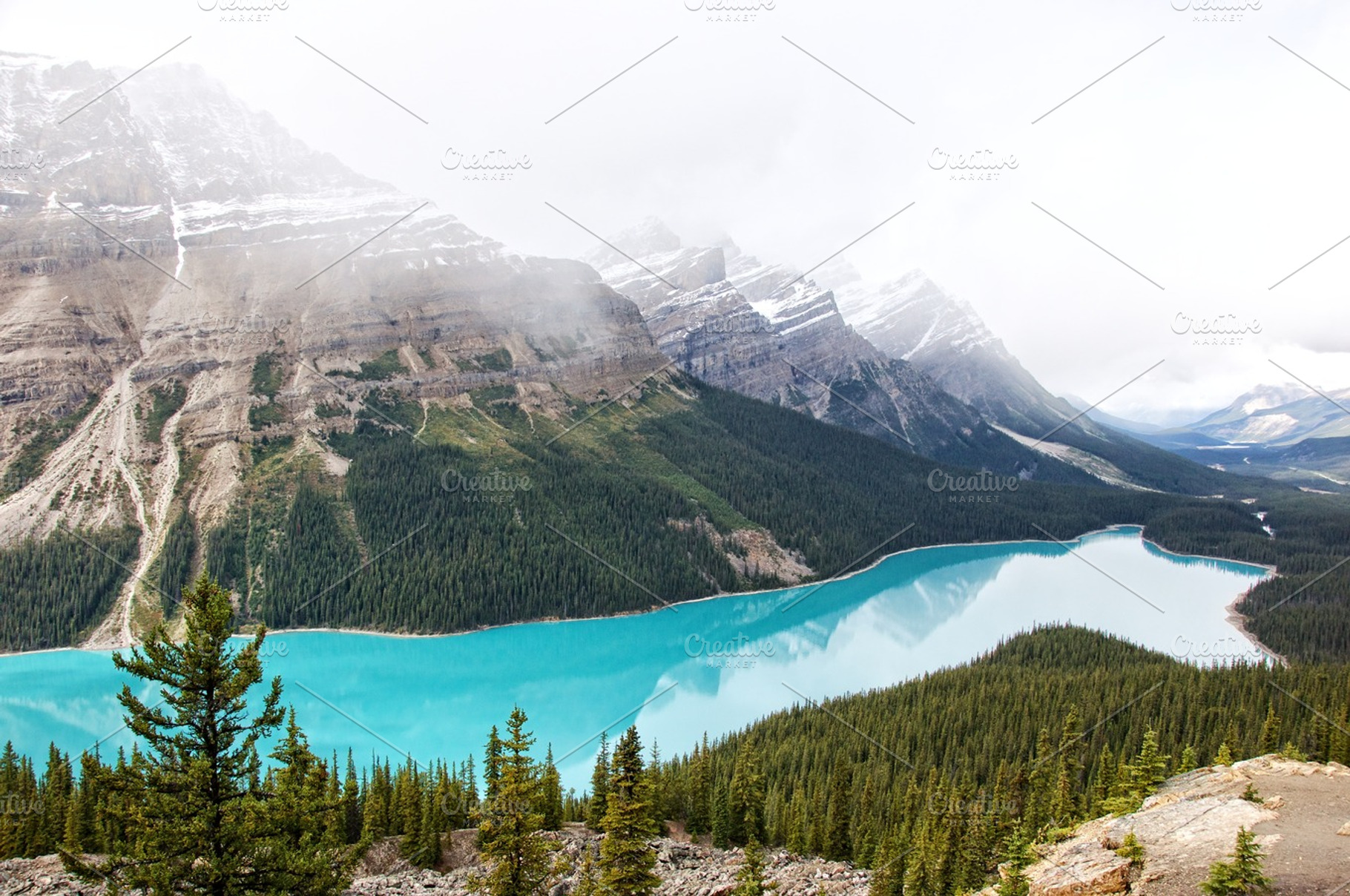 Peyto Lake, Alberta, Canada, a Nature Photo by Crux Creative