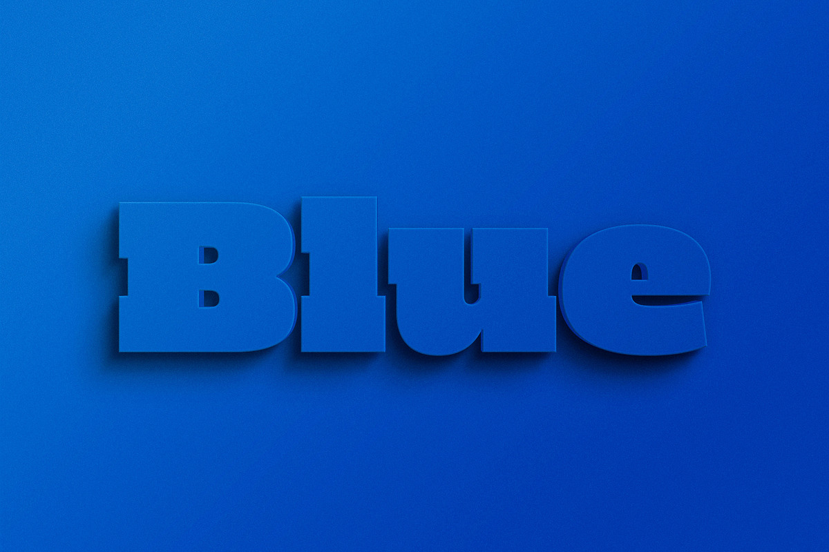 Colored 3D Text Effect, a Mockup by Design Squad (Photo 3 of 8)