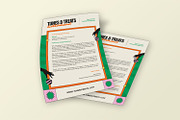 Tunes & Treats - Letterhead Template, a Print Template by StreaksideStd (Thumbnail 2 of 3)