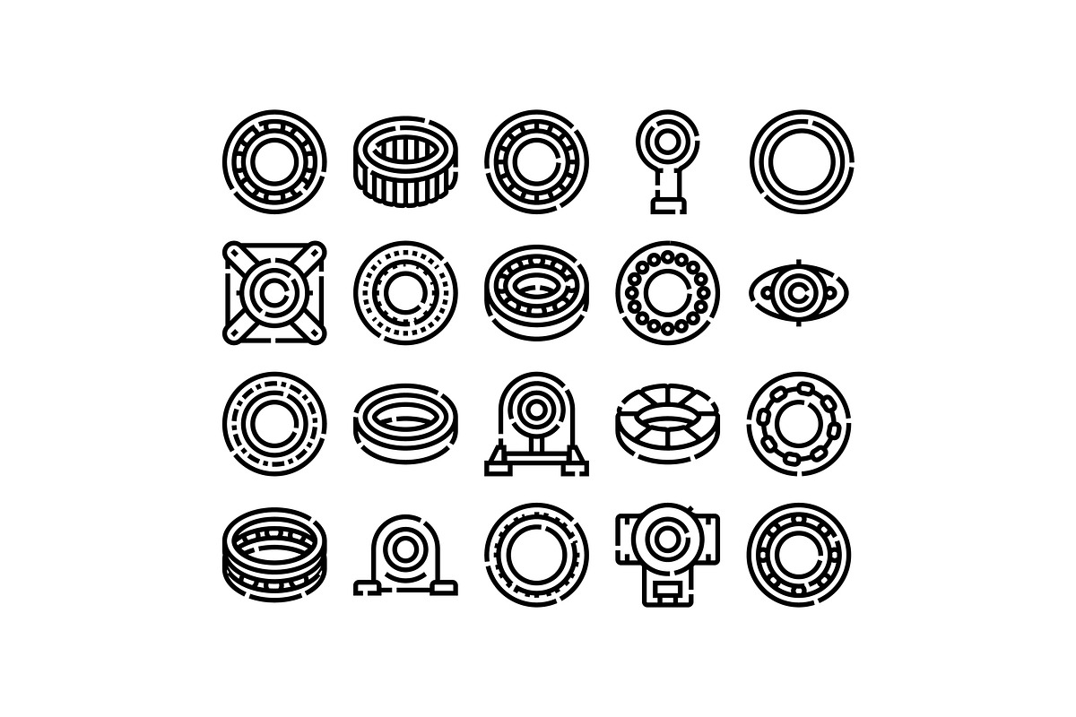 Bearings collection representing, an Object Graphic by pikepicture (Photo 1 of 3)