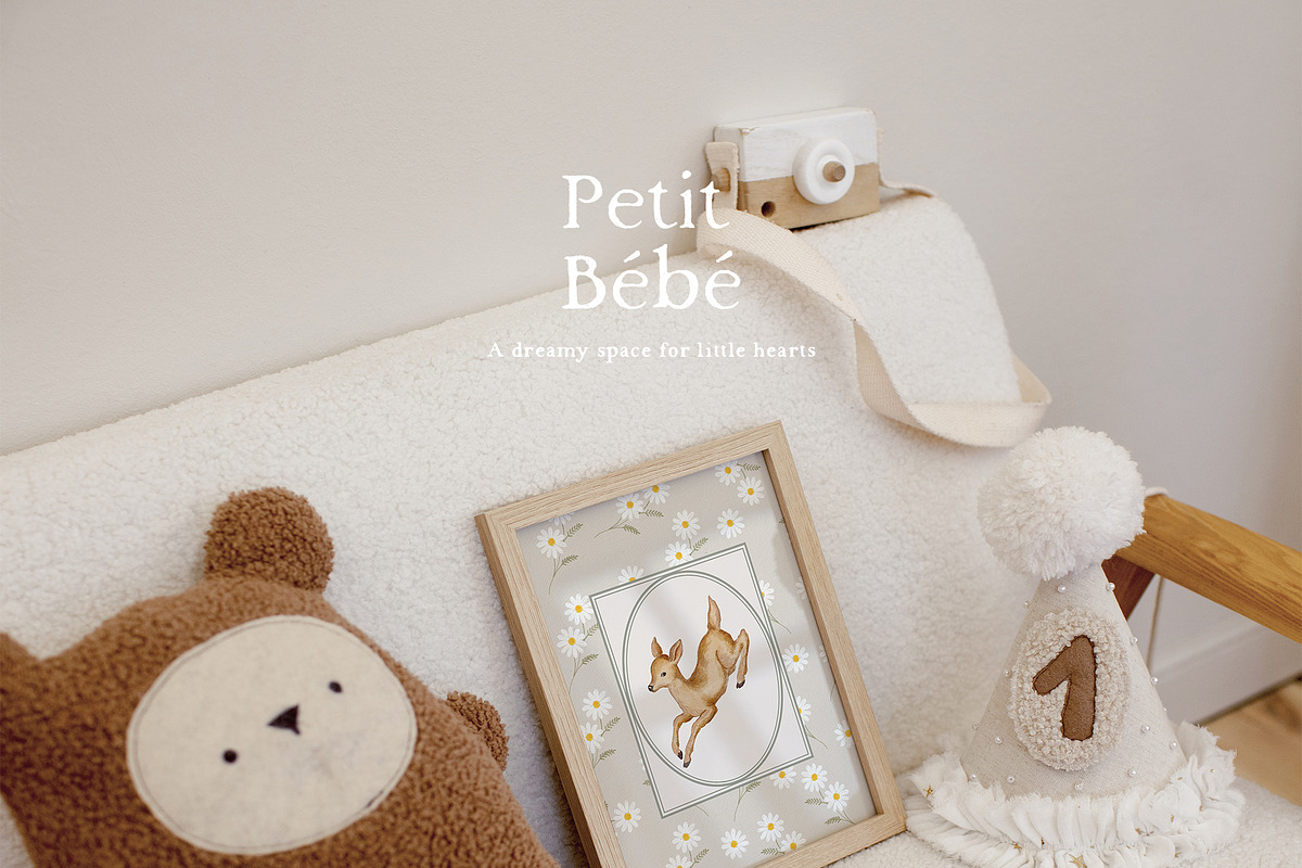 Petit Bébé Nursery Frames Mockups, a Household Mockup by Muse Mockups (Photo 9 of 19)