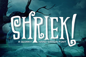 Shriek! Font