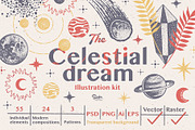 The Celestial dream, a Texture Illustration by Soir Creative (Thumbnail 1 of 9)