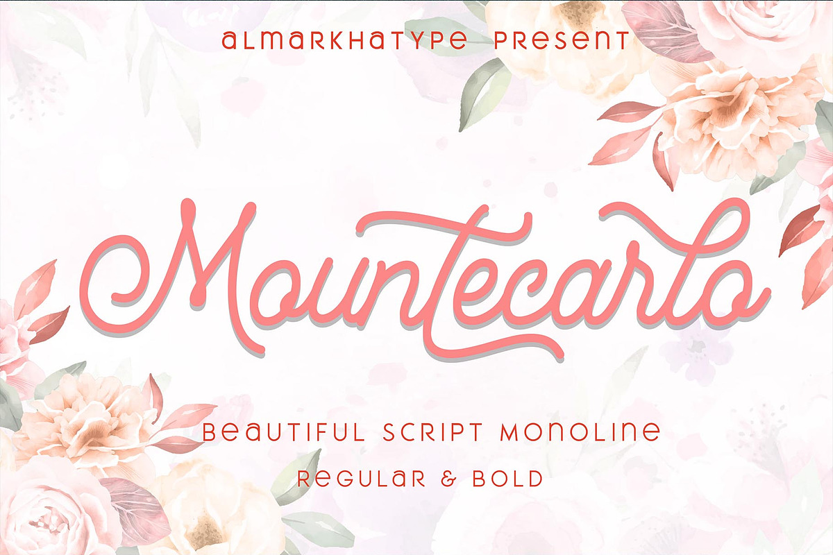 Mountecarlo-Beautiful Monoline preview 2