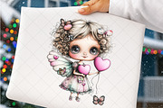 Dreamy Cupids Whimsical Valentine, an Illustration by SinaCreation (Thumbnail 4 of 7)