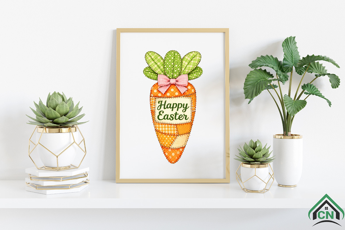 Easter Patchwork PNG, an Illustration by Craft Nest (Photo 6 of 6)