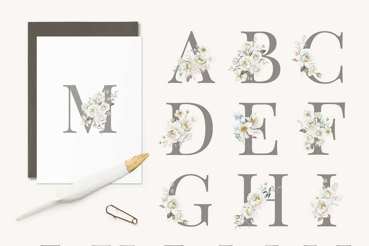 1K+ Belle Watercolor Floral Bundle, an Illustration by Karma (Photo 15 of 54)