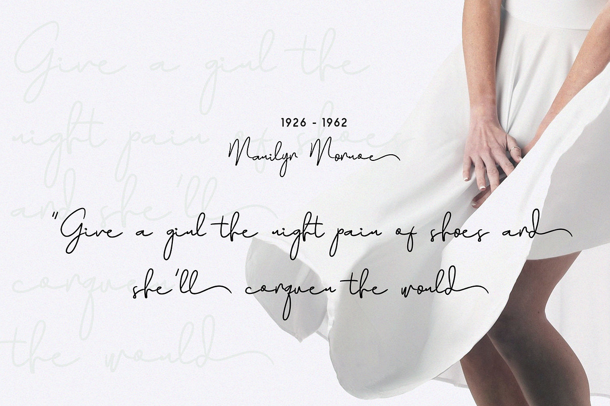 Maya Signature Font preview 6