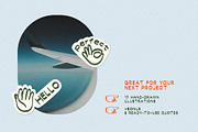 Hands - Vector Illustrations, an Emoji Icon by line & plane (Thumbnail 4 of 7)