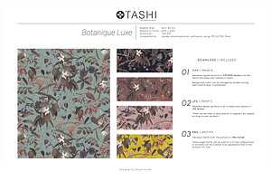 Botanique Luxe Pattern Designs