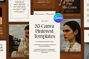 Canva Pinterest Marketing Templates, a Social Media Template by Glo Design Studio (Thumbnail 1 of 10)