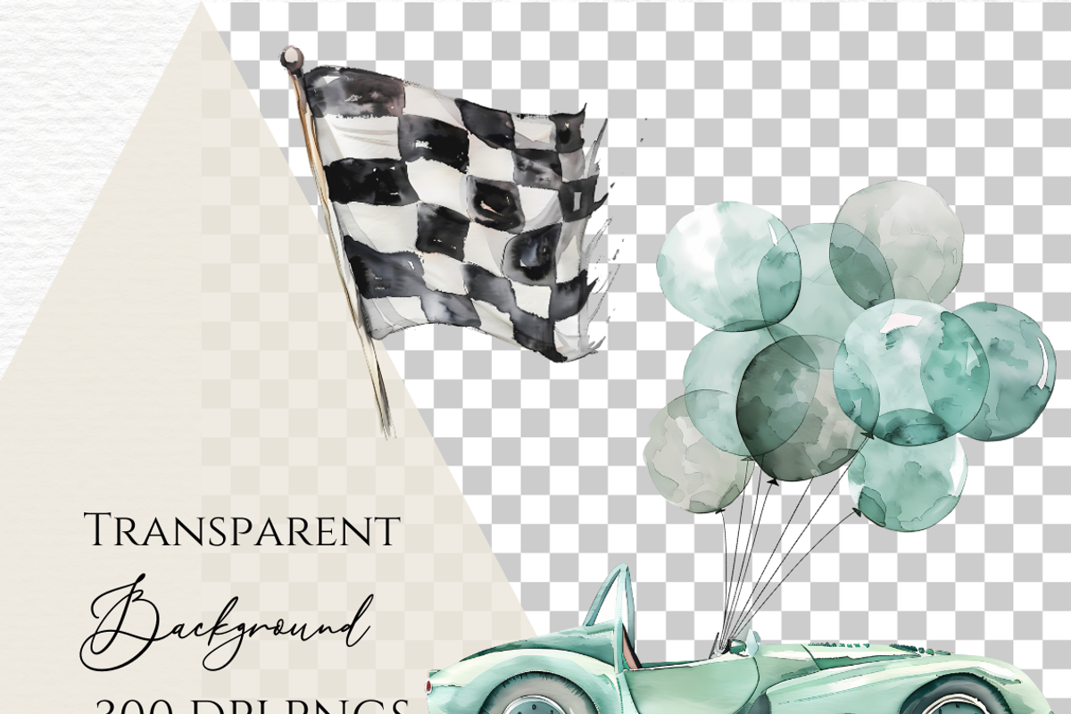 Racecar clipart, Vintage Racing, a Transportation Illustration by Invite to Clipart (Photo 4 of 4)