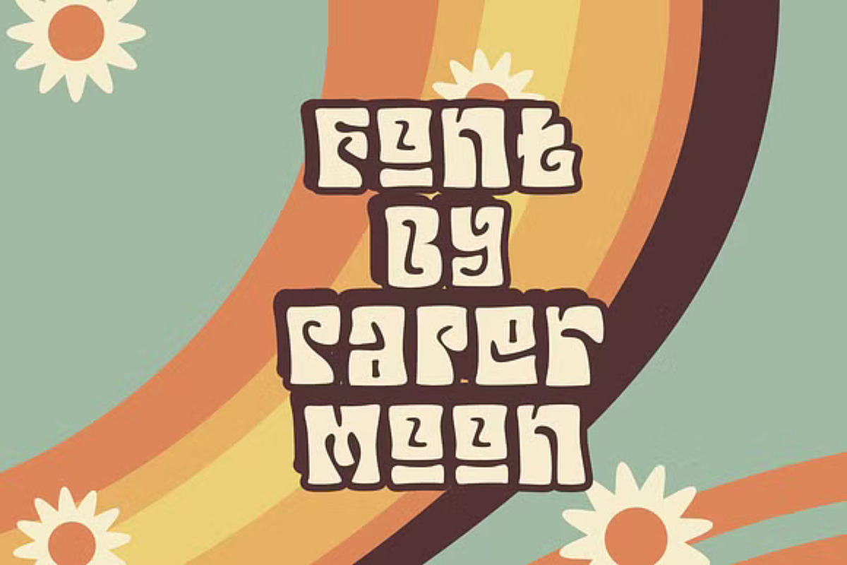 GroovyWave - Retro Font, a Script Font by GearShift (Photo 2 of 4)