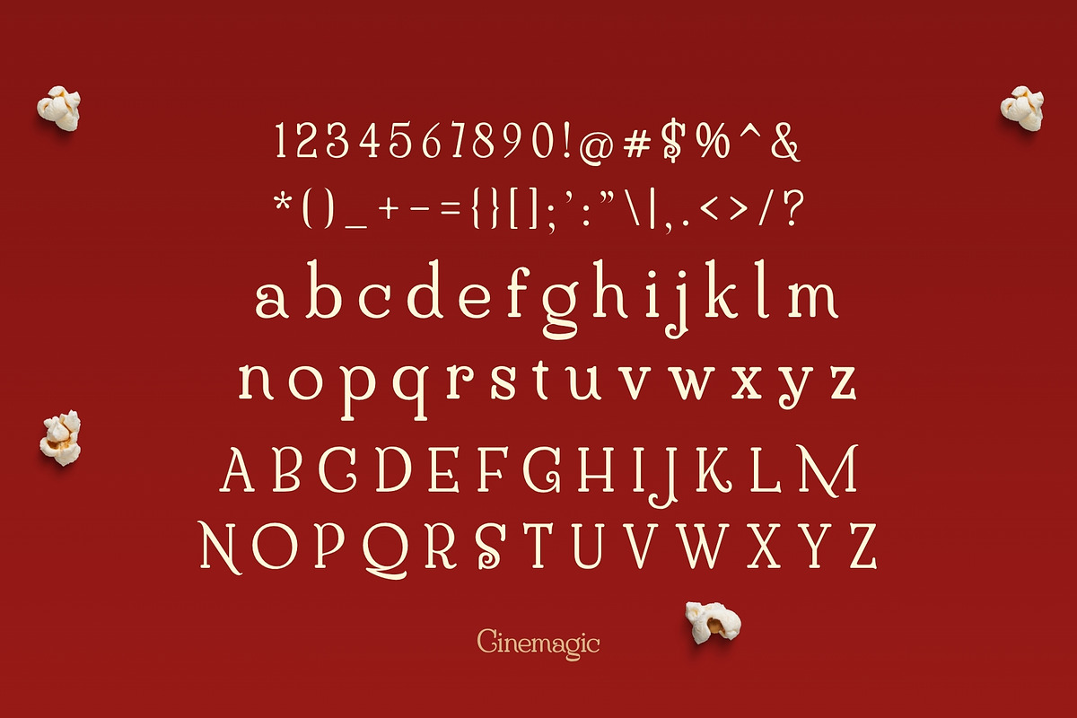 The Silver Screen Duo, a Serif Font by HipFonts (Photo 7 of 7)