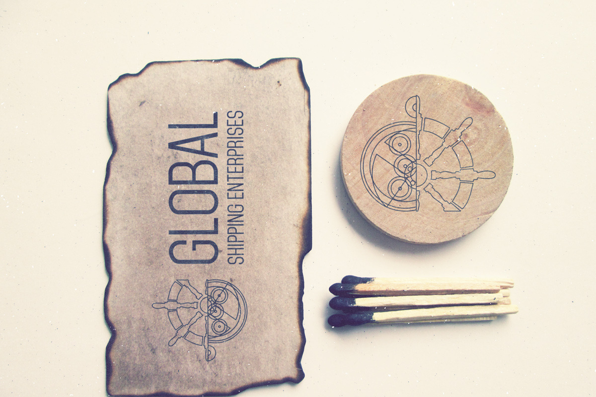 Global Shipping Logotype, a Branding & Logo Template by Elegrad Design Agency (Photo 2 of 3)
