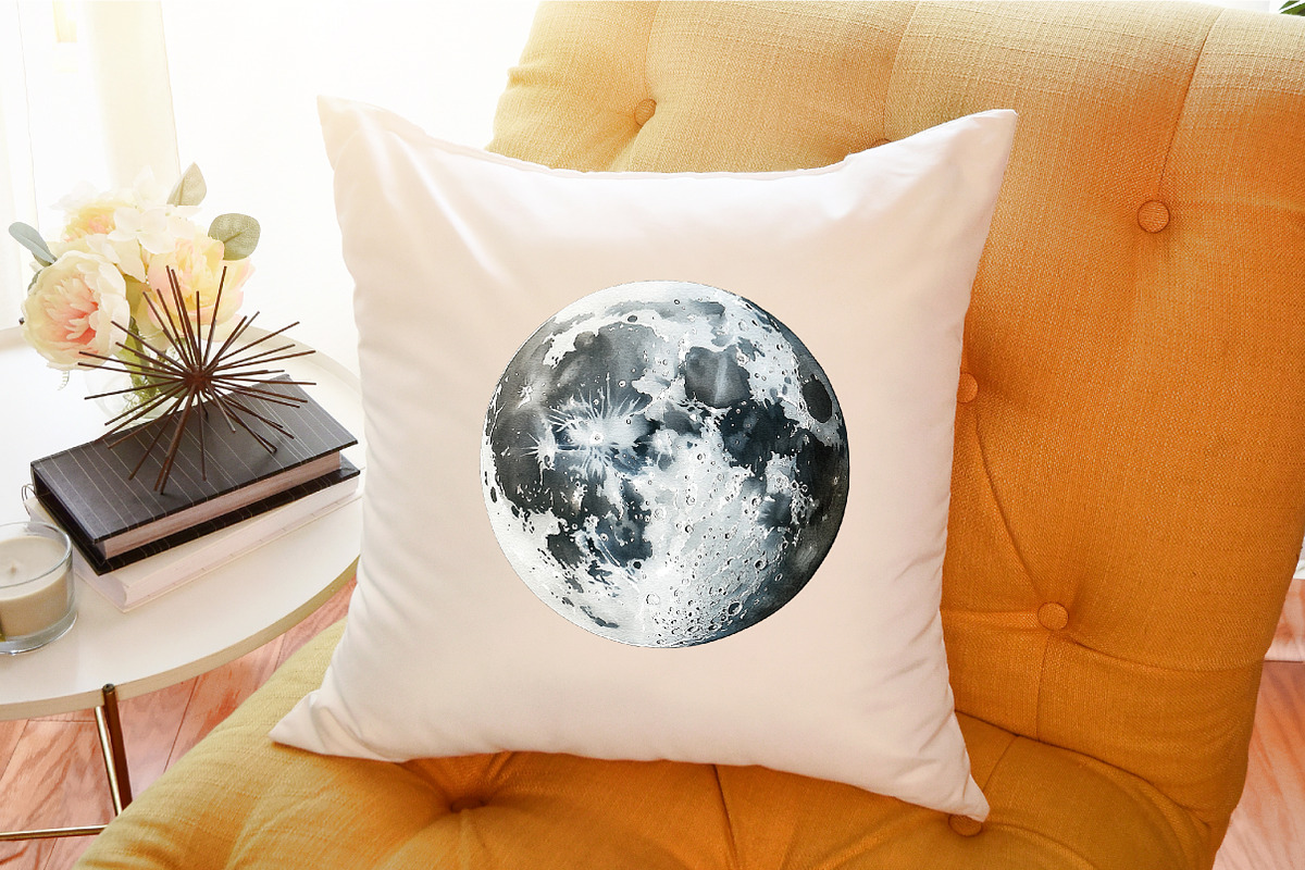 Watercolor Space Planets PNG Clipart, an Illustration by Sublimation Artist (Photo 6 of 6)