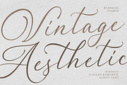 Rindeya a Clean Romantic Script Font, a Script Font by Blankids Studio (Thumbnail 2 of 9)