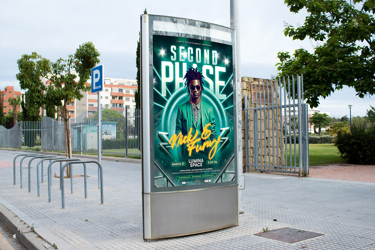 DJ Flyer Template, a Flyer Template by Bornx Design (Photo 6 of 6)