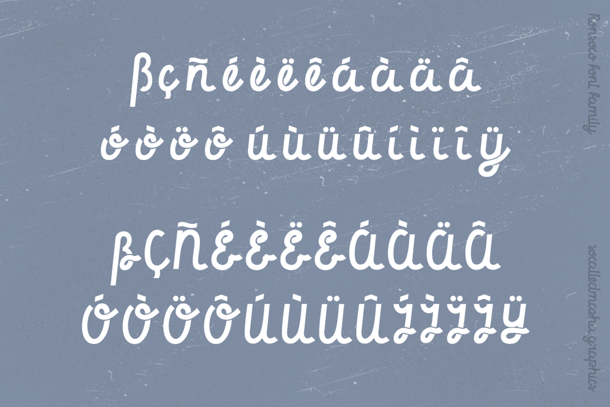 Ronsoco - playful font family, a Script Font by so.called.masha (Photo 7 of 10)